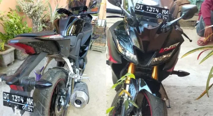 motor hilang Motor yang Diduga Sebagai Barang Bukti Kasus Pencurian Hilang di Polsek