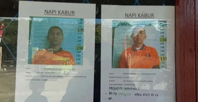 Dua Napi di Lapas Baubau Kabur