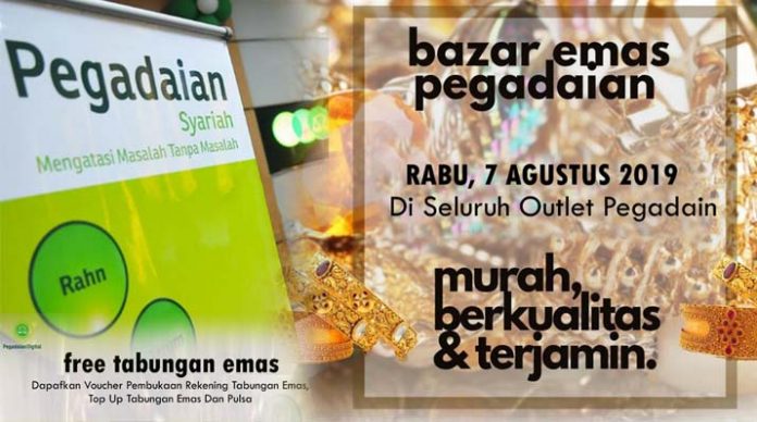 Pegadaian Area Kendari Gelar Bazar Emas, Ini Keuntungannya