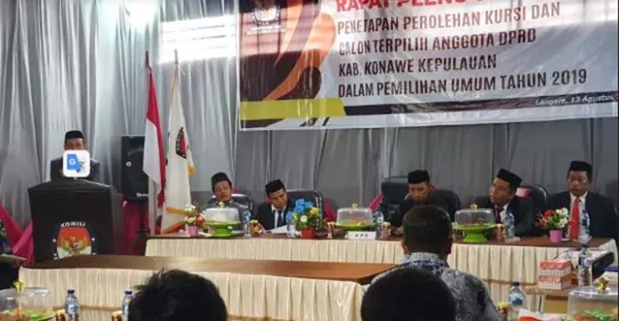 KPUD Tetapkan Perolehan Kursi Partai & Calon Terpilih Dewan Konkep