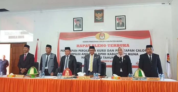 30 Caleg Terpilih DPRD Muna Didominasi Wajah Baru
