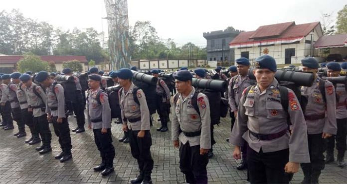 Amankan Papua Barat, Polda Sultra Kirim 189 Personil Brimob