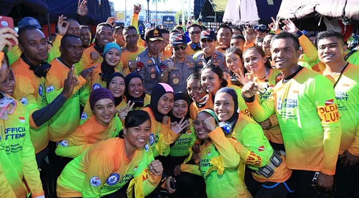 Dukung WASI Pecahkan Rekor Dunia Selam, Kapolri: Selamat Berjuang!