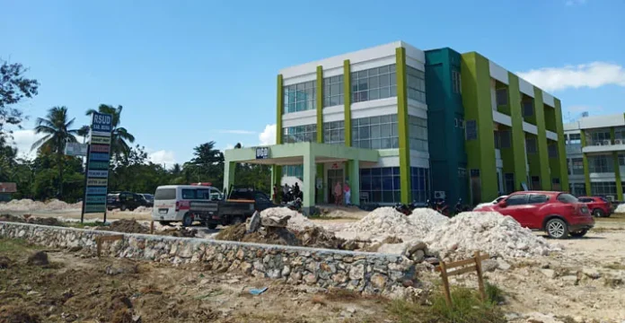 rsud_muna Pembangunan Pagar RSUD Muna Diprotes Dewan, Kontraktor: Kita Gunakan Material Layak Pakai