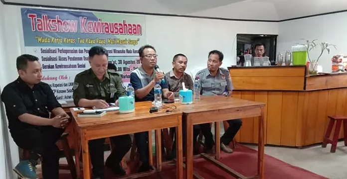 Pelaku UMKM di Konsel Diskusi Tentang Akses Pendanaan Modal Usaha