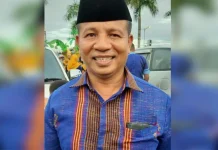 Sekretariat Lembaga Adat Mubar Dibangun Dua Lantai Kepala Badan (Kaban) Kesatuan Bangsa dan Politik (Kesbangpol) Mubar, La Ode Andi Muna