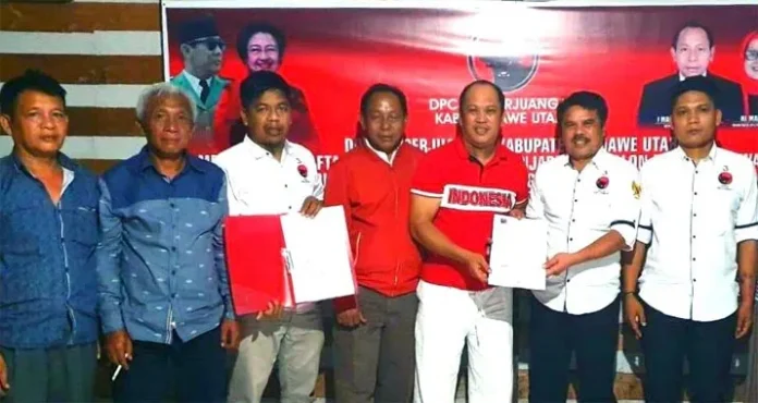 6 Balon Bupati dan Wakil Bupati Konut Berebut Pintu PDIP