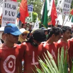 Peringatan HTN di Kendari Diwarnai Aksi Menolak RUU Pertanahan