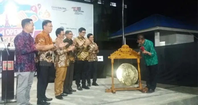 Peresmian Pusat Kuliner KUMKM di Kendari Ramai Pengunjung