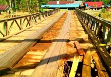 Jebol, Jembatan Penghubung Sultra-Sulteng di Asera Ditutup Sementara Jebol, Jembatan Penghubung Sultra-Sulteng di Asera Ditutup Sementara