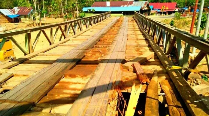 Jebol, Jembatan Penghubung Sultra-Sulteng di Asera Ditutup Sementara