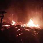 Kebakaran Rumah di Konawe Diduga Akibat Korsleting Listrik Ditinggal Pemilik, Satu Rumah Warga di Konawe Hangus Terbakar