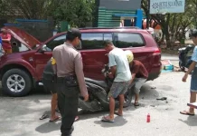 Lawan Arus, Pengendara Motor di Kolut Tabrakan dengan Mobil Lawan Arus, Pengendara Motor di Kolut Tabrakan dengan Mobil