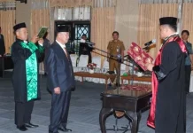 Anggota DPRD Konsel Ini Dilantik Sendirian Anggota DPRD Konsel Ini Dilantik Sendirian