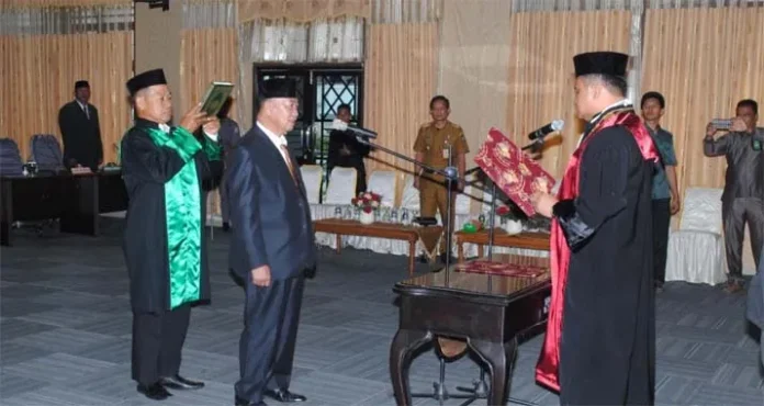 Anggota DPRD Konsel Ini Dilantik Sendirian