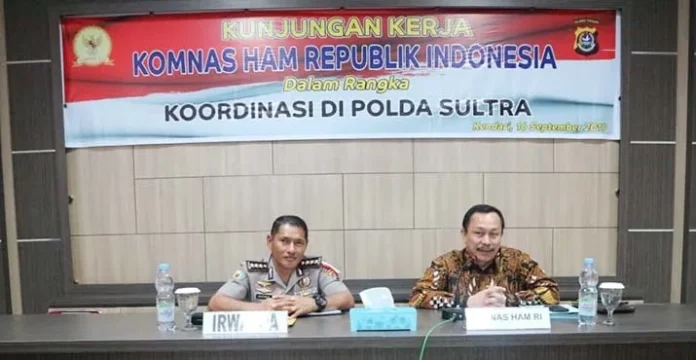 Komnas HAM Datangi Polda Sultra Soal Dugaan Kriminalisasi Warga Konkep