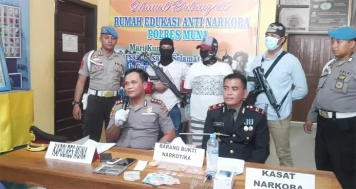 narkoba2 Residivis Narkoba di Muna Diciduk Polisi, Miliki 2,81 Gram Sabu
