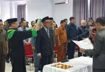 Taupiq Resmi menjabat Sekda Kolut Taupiq Resmi menjabat Sekda Kolut