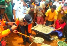 Hunian Sementara Korban Banjir di Konut Mulai Didirikan Hunian Sementara Korban Banjir di Konut Mulai Didirikan