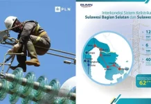 PLN Sukses Hubungkan Sistem Jaringan Listrik Sulsel dan Sultra