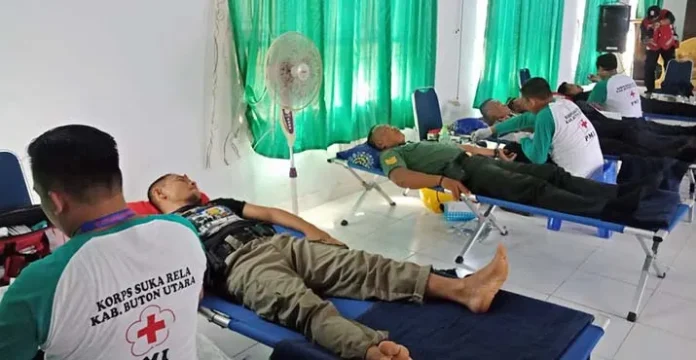 PMI Berhasil Kumpulkan 96 Kantong Darah di Butur