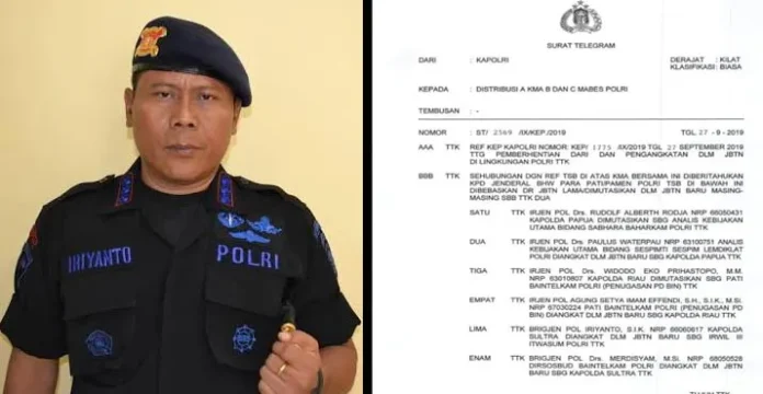 Kapolda Sultra Dicopot