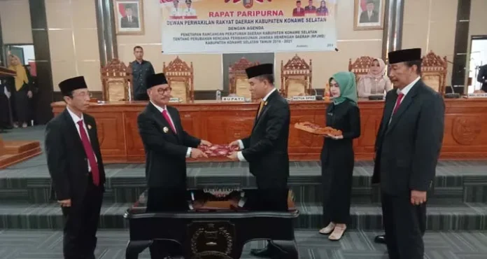 Paripurna RPJMD Konsel Hanya Dihadiri 19 Aleg