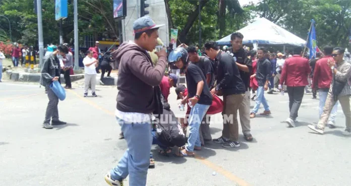 Ratusan Siswa SMK di Kedari Ikut Aksi dengan Ribuan Mahasiswa