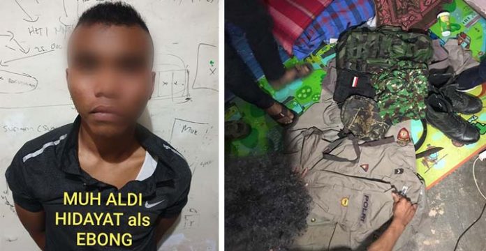 TNI dan Polisi Gadungan Terduga Pencuri HP Ditangkap Buser 77