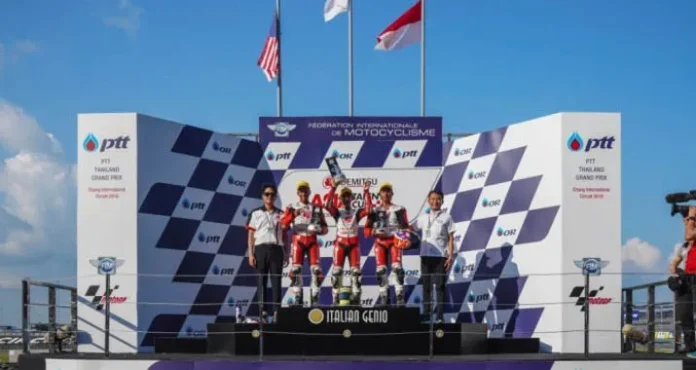 Dua Pebalap Nasional Honda Naik Podium di Thailand