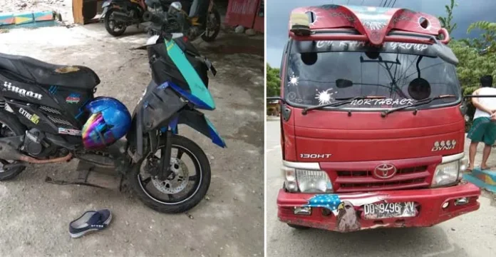 Seorang Kurir di Kolut Tewas Keserempet Truk