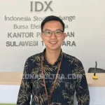 Dampak Corona, Transaksi Pasar Saham di Sultra Turun Miliaran Rupiah Pelaksana Harian (PH) Kepala Kantor Perwakilan BEI Sultra Ricky