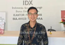 Dampak Corona, Transaksi Pasar Saham di Sultra Turun Miliaran Rupiah Pelaksana Harian (PH) Kepala Kantor Perwakilan BEI Sultra Ricky