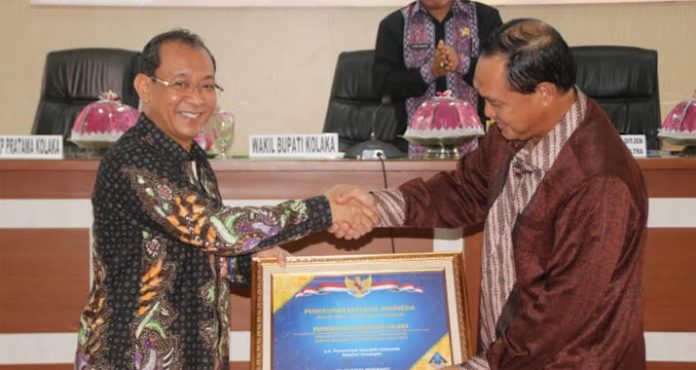 Pemda Kolaka Raih Opini WTP dari Kementerian Keuangan