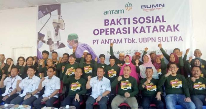 ANTAM Gelar Operasi Katarak Gratis Bagi Warga Kolaka