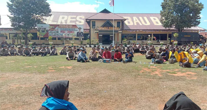 Kena Pukul Saat Aksi, Mahasiswa Datangi Polres Baubau