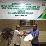 Perkuat Kepatuhan Jaminan Sosial Ketenagakerjaan, BPJS Ketenagakerjaan Gandeng Kejari Kendari Perkuat Kepatuhan Jaminan Sosial Ketenagakerjaan, BPJS Ketenagakerjaan Gandeng Kejari Kendari