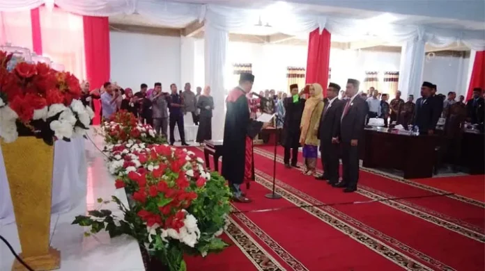 Pimpinan DPRD Butur Definitif Resmi Dilantik