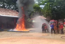 Damkar Kendari Beri Pelatihan Peserta dari 4 Kabupaten Damkar Kendari Beri Pelatihan Peserta dari 4 Kabupaten