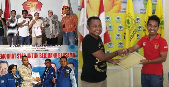 10 Figur Balon Kada di Wakatobi Berebut Pintu Partai