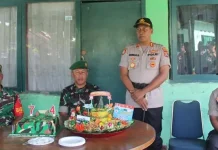 HUT TNI ke-74, Kapolres Kolut Kunjungi Koramil Lasusua HUT TNI ke-74, Kapolres Kolut Kunjungi Koramil Lasusua