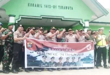 HUT TNI ke-74, 3 Kapolsek di Koltim Sambangi Danramil 1412-01 Tirawuta HUT TNI ke-74, 3 Kapolsek di Koltim Sambangi Danramil 1412-01 Tirawuta