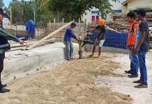 Pembangunan Jembatan di Sungai Bahopondi Konkep Capai 60 Persen Pembangunan Jembatan di Sungai Bahopondi Konkep Capai 60 Persen