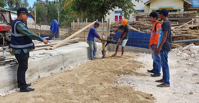 Pembangunan Jembatan di Sungai Bahopondi Konkep Capai 60 Persen