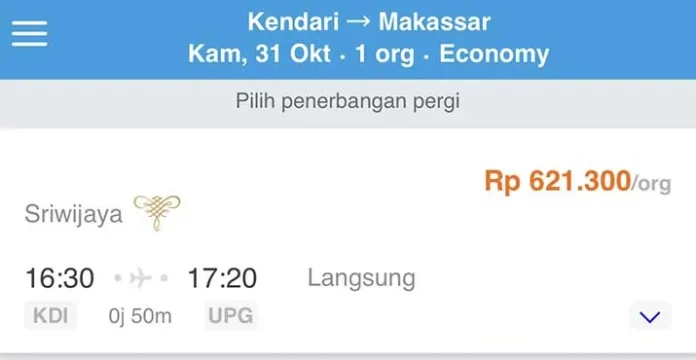 Sriwijaya Air Kembali Beroperasi di Bandara Haluoleo Kendari