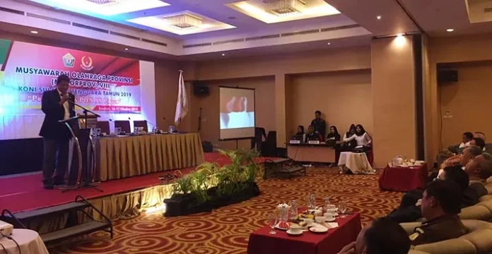 Sekjen KONI Pusat Berharap Calon Ketum KONI Sultra Bisa Tingkatkan Prestasi Atlet