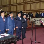 Empat Pimpinan DPRD Sultra Resmi Jalani Sumpah Jabatan Empat Pimpinan DPRD Sultra Resmi Jalani Sumpah Jabatan