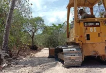 TMMD di Busel, Pengerjaan Jalan di Kelurahan Majapahit Hampir Rampung TMMD di Busel, Pengerjaan Jalan di Kelurahan Majapahit Hampir Rampung