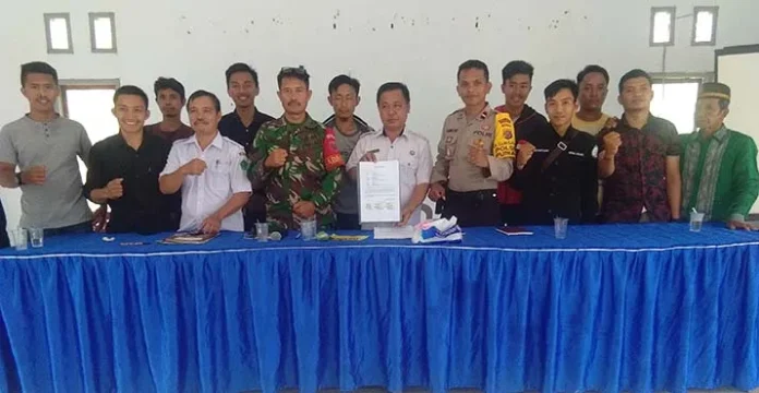 penjualan_lahankonawe Bersama Warga, Camat dan Kapolsek Puriala Sepakat Tolak Penjualan Lahan