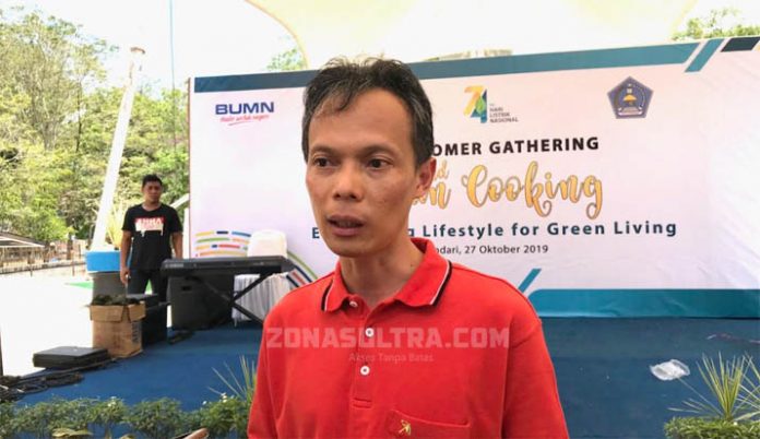 Manager PT PLN UP3 Kendari Arief Budy Kurniawan